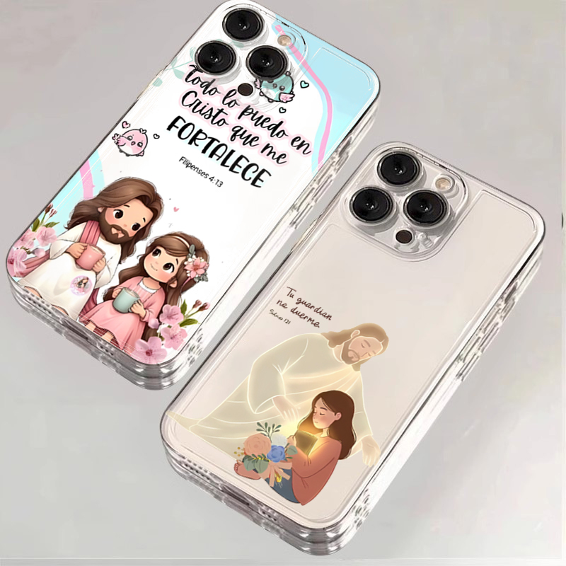 Xiaomi Redmi Note 14 - Cartoon Jesus And Me Bible Verse