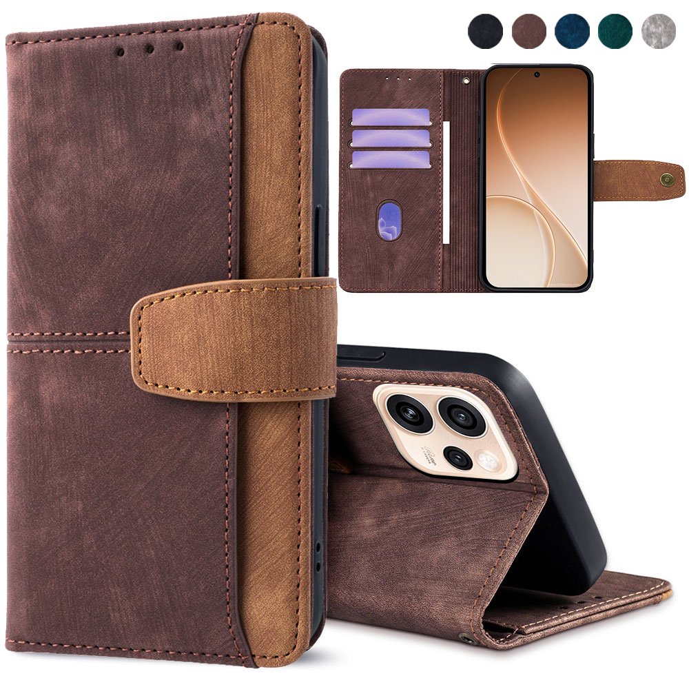 Oppo Reno 12 - Business Metal buckle Phone Case for