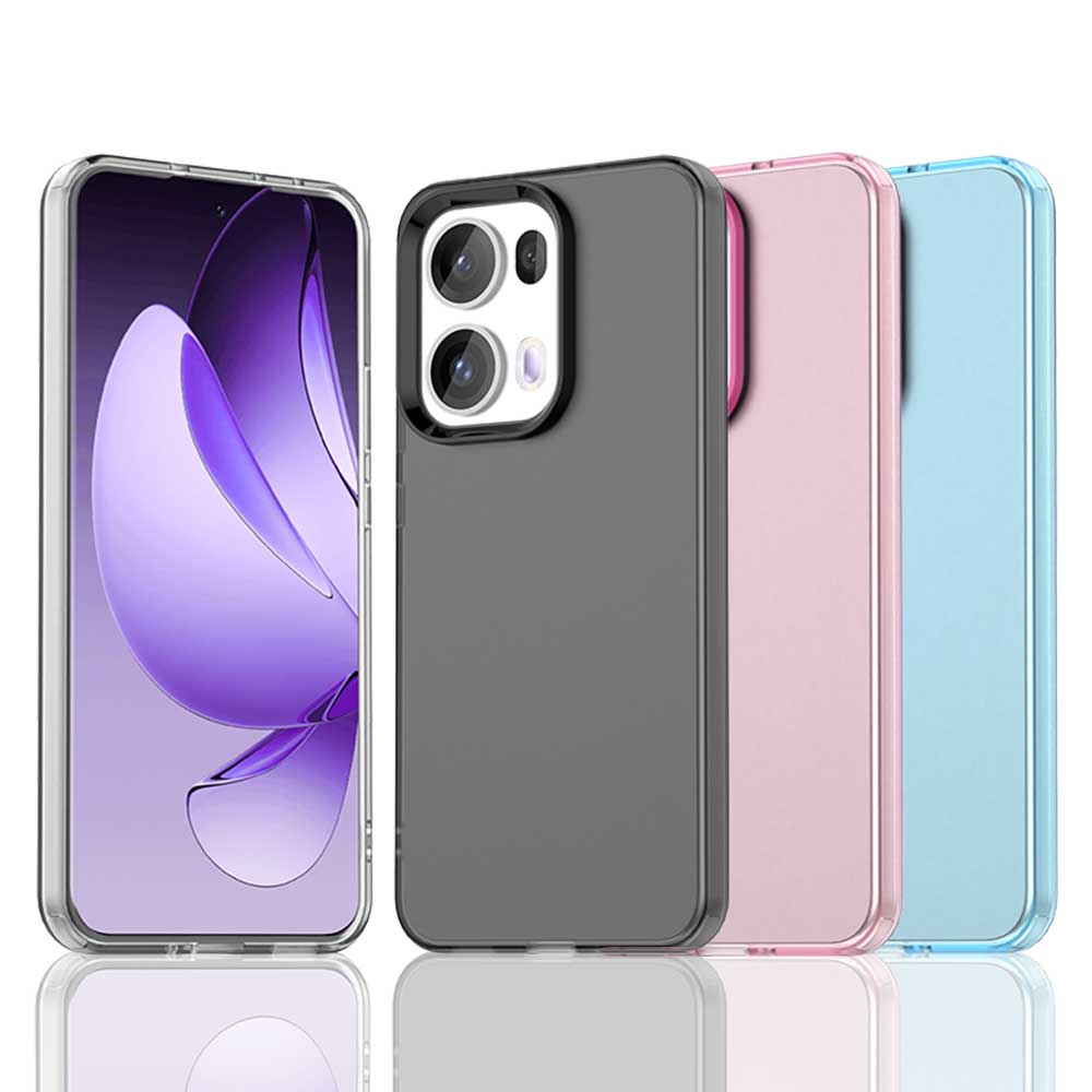 Oppo Reno 12 - Candy Color Matte Translucent Case For