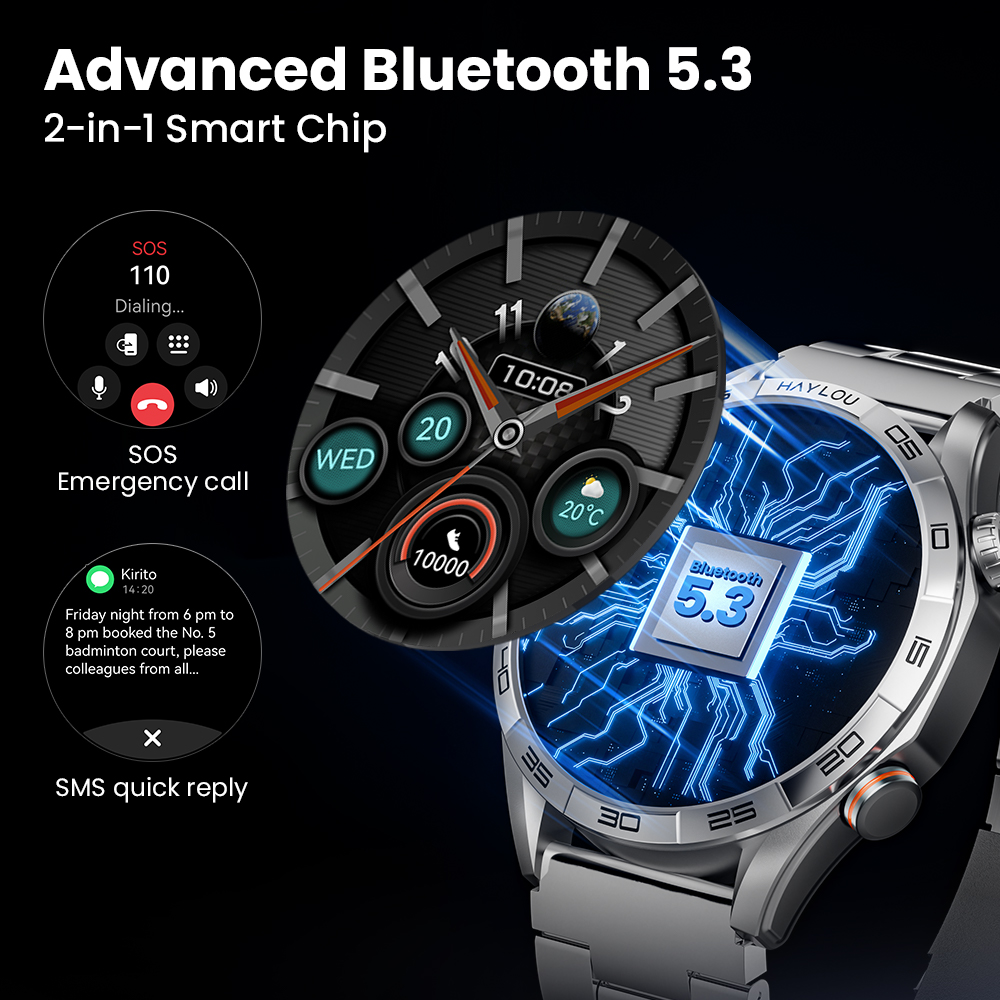 HAYLOU Solar 5 Voice Calling S - Smartwatch Faces review and price
