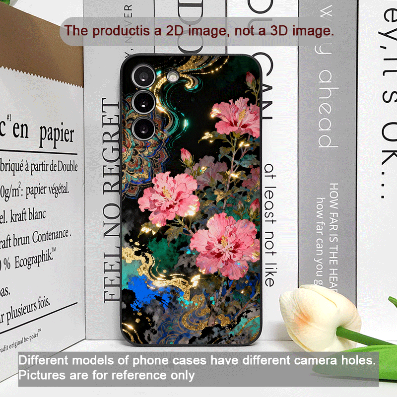 Retro Flower Hibiscus Golden I - Oppo Reno 12 review and price