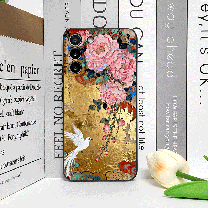 Retro Flower Hibiscus Golden I - Oppo Reno 12 review and price