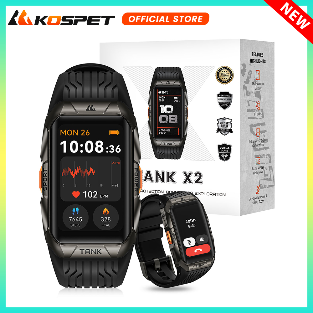 KOSPET TANK X2 Smart Watch For - Smartwatch Faces review and price