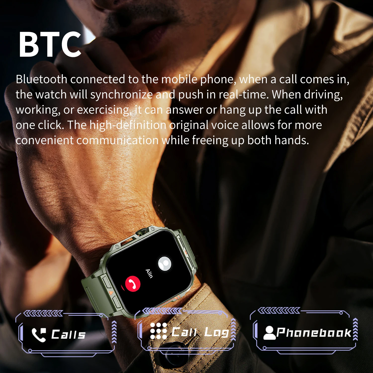 2026 Luxury Military Smart Wat - Smartwatch Faces review and price