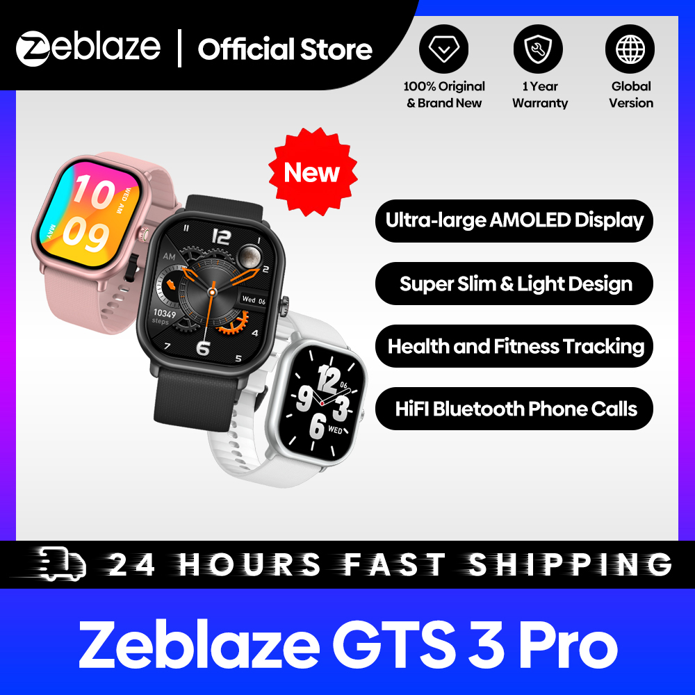 New Zeblaze GTS 3 Pro Voice Ca - Smartwatch Faces review and price