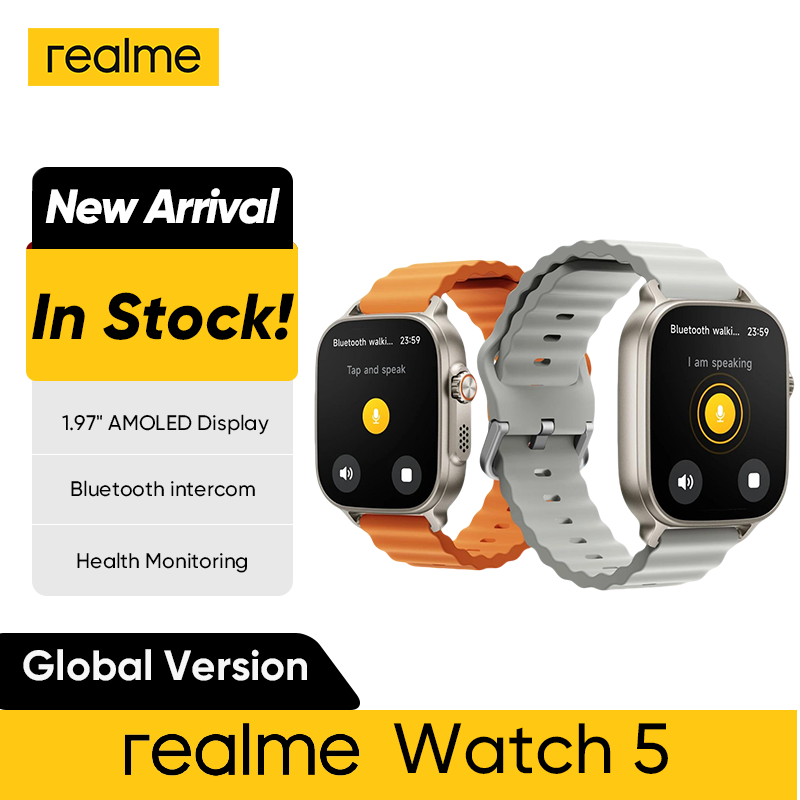 Global Version realme watch 5  - Smartwatch Faces review and price