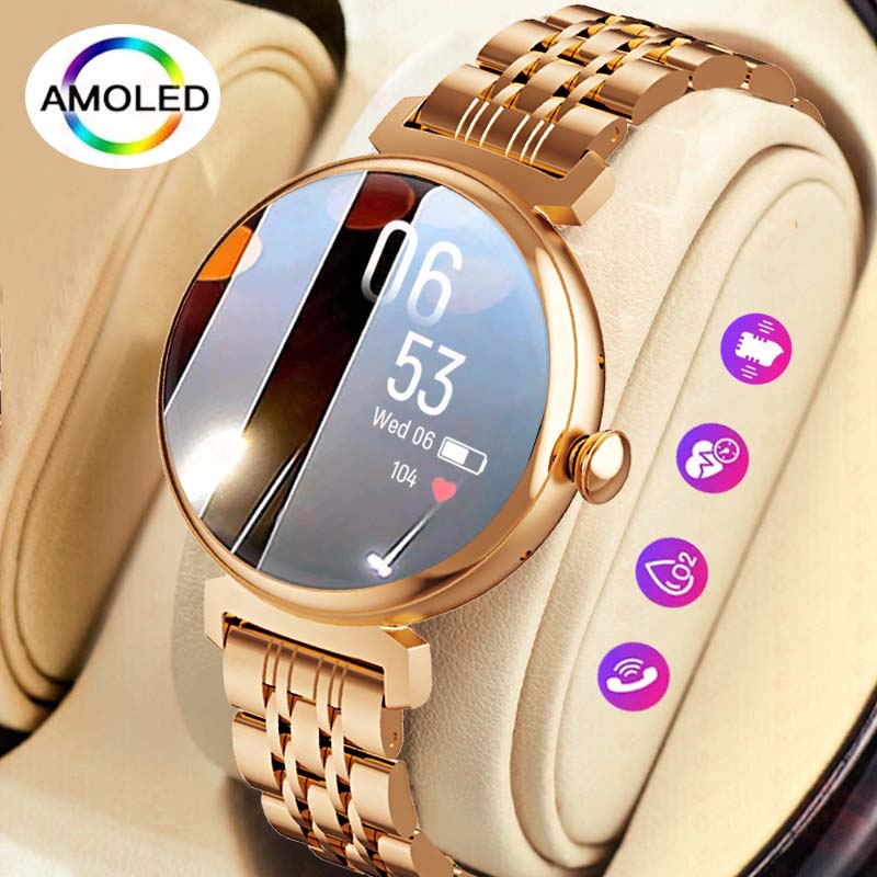 1.04 inch AMOLED Screen Fashio - Smartwatch Faces review and price
